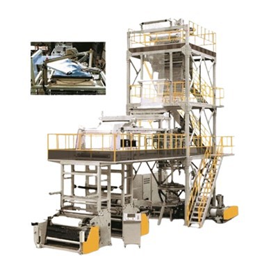 Kolme kuni seitsmekihiline puhutud kile ekstrusioon